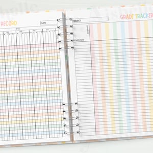 2026-2027 Printable Teacher Planner | Teacher Binder | Pastel Flowers Theme | Personal Use | PDF image 7