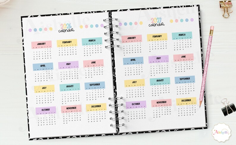 2026-2027 Printable Teacher Planner | Teacher Binder | Pastel Smiley ...