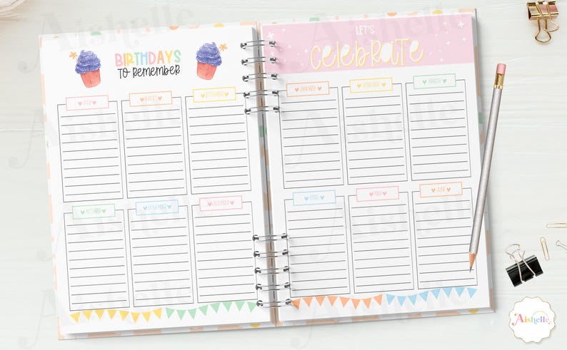 2026-2027 Printable Teacher Planner | Teacher Binder | Pastel Flowers Theme | Personal Use | PDF image 6