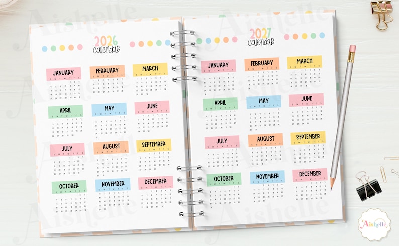 2026-2027 Printable Teacher Planner | Teacher Binder | Pastel Flowers Theme | Personal Use | PDF image 5