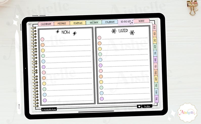 Digital Teacher Planner 2025-2026 | Teacher Goodnotes | With Checkered ...