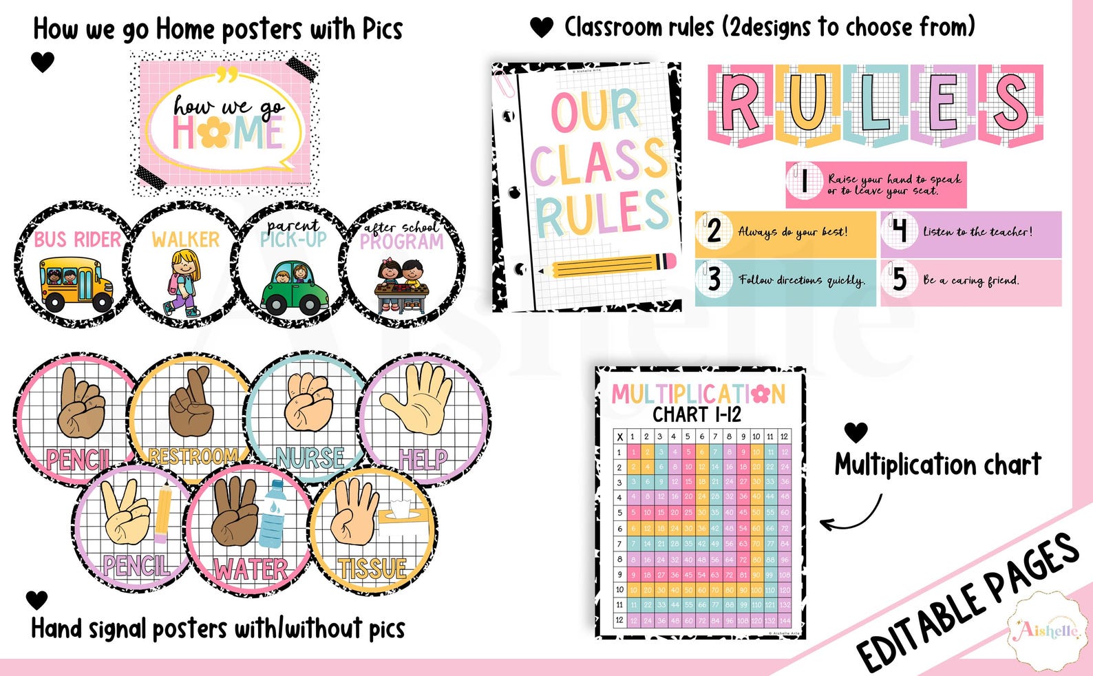 EDITABLE Composition Book Classroom Decor Bundle - PERSONAL USE - Etsy ...