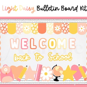Daisy Classroom Bulletin Board Kit: Back to School Decor (Digital Download)