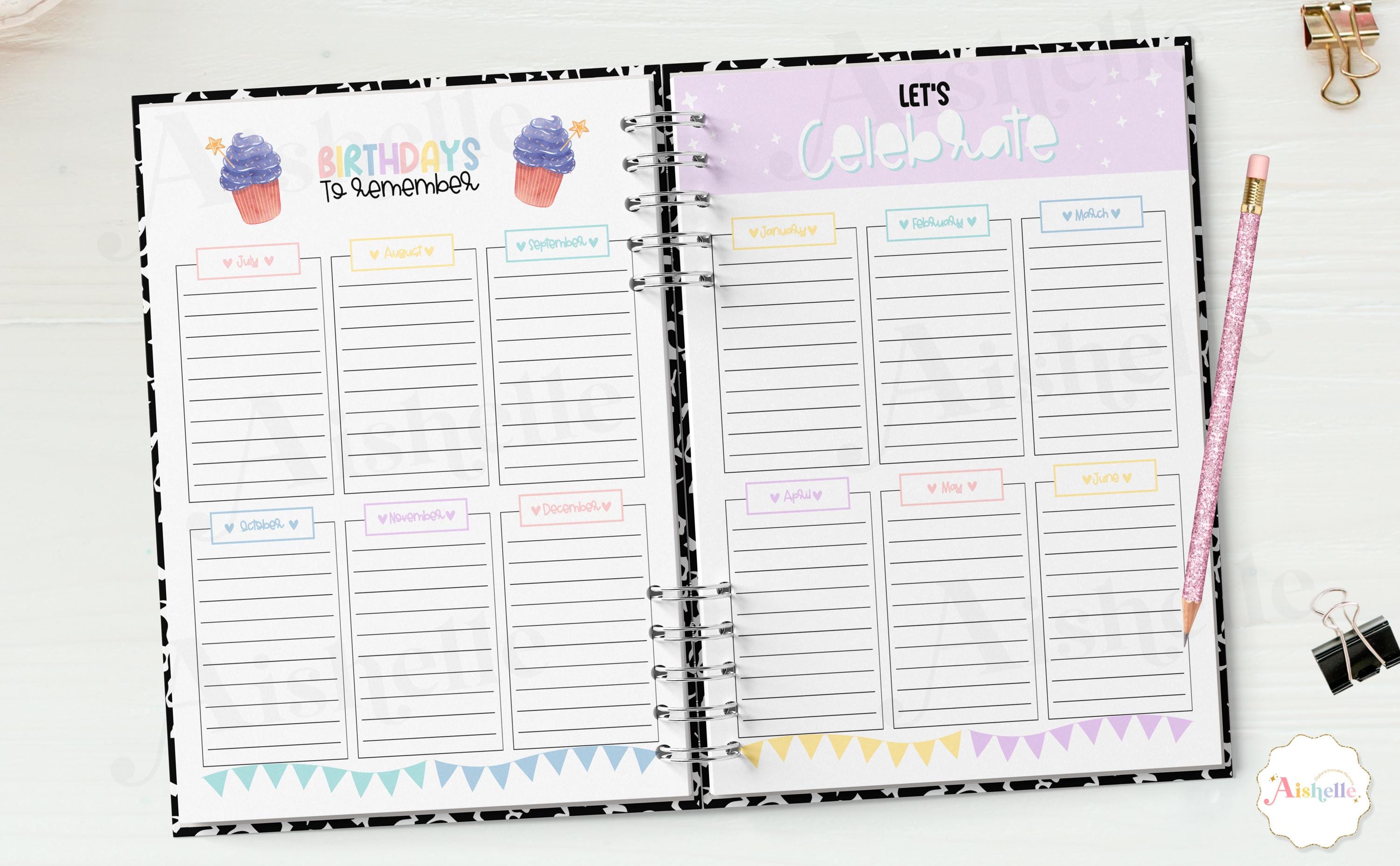 2026-2027 Printable Teacher Planner | Teacher Binder | Pastel Smiley ...