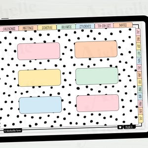 Digital Teacher Planner 2026-2027 | Pastel Flowers Theme | Personal Use | PDF image 8
