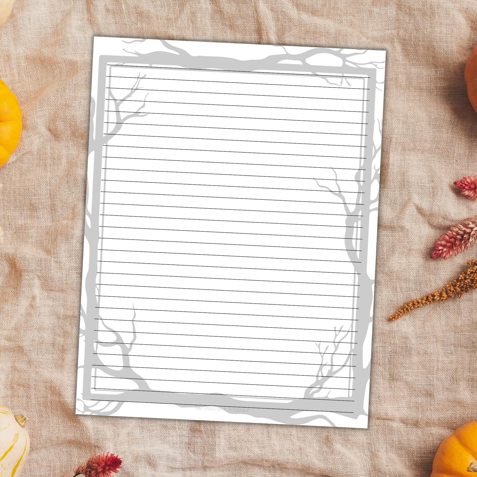 11 Printable Halloween Themed Journal Pages Create Your Own - Etsy