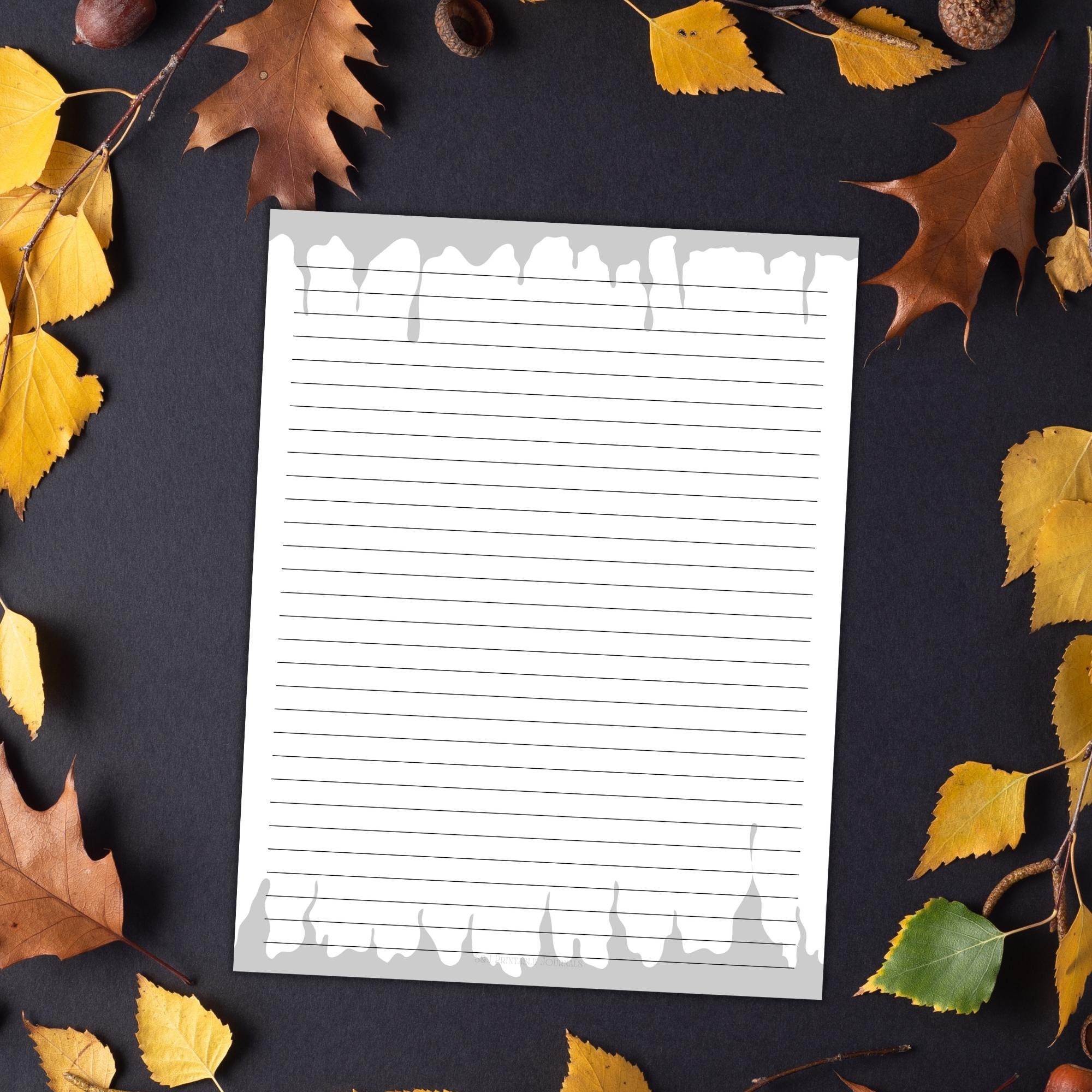 11 Printable Halloween Themed Journal Pages Create Your Own - Etsy
