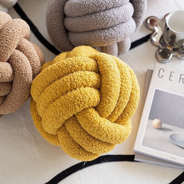 Knot Pillow Etsy