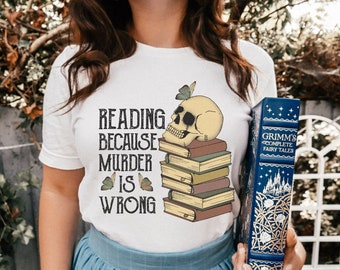 Funny Reading Shirt, Book T Shirt, Gift for Reader, Book Lover Shirt, Bookish Tee, Gift for Her, Gift for Mom, Funny Bookworm Shirt