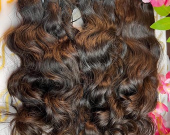 Raw Indian Temple Natural Wave Price Per Bundle SALE