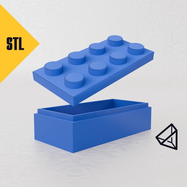 Stackable box STL file - 3D Print Storage box - small parts organizer