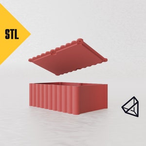 Arquivo STL de caixa grande - Empilhável - Caixa de armazenamento de impressão 3D