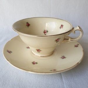 Par de té floral de cerámica, Koninklijke Plateelbakkerij Gouda, antigüedades, platos holandeses
