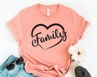 Familje-T-shirt, återföreningströja, födelsedagspresent, över allt-t-shirt, mormorströja, mammatröja, familjeårsdagströja, semesterpresent