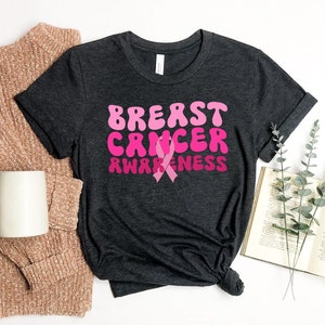 Breast Cancer Awareness T-shirt, Cancer Survivor Tee, Cancer Warrior Shirt, October Gift, Cancer Fighter Tee, Women&#39;s Shirt, Women&#39;s Shirts
