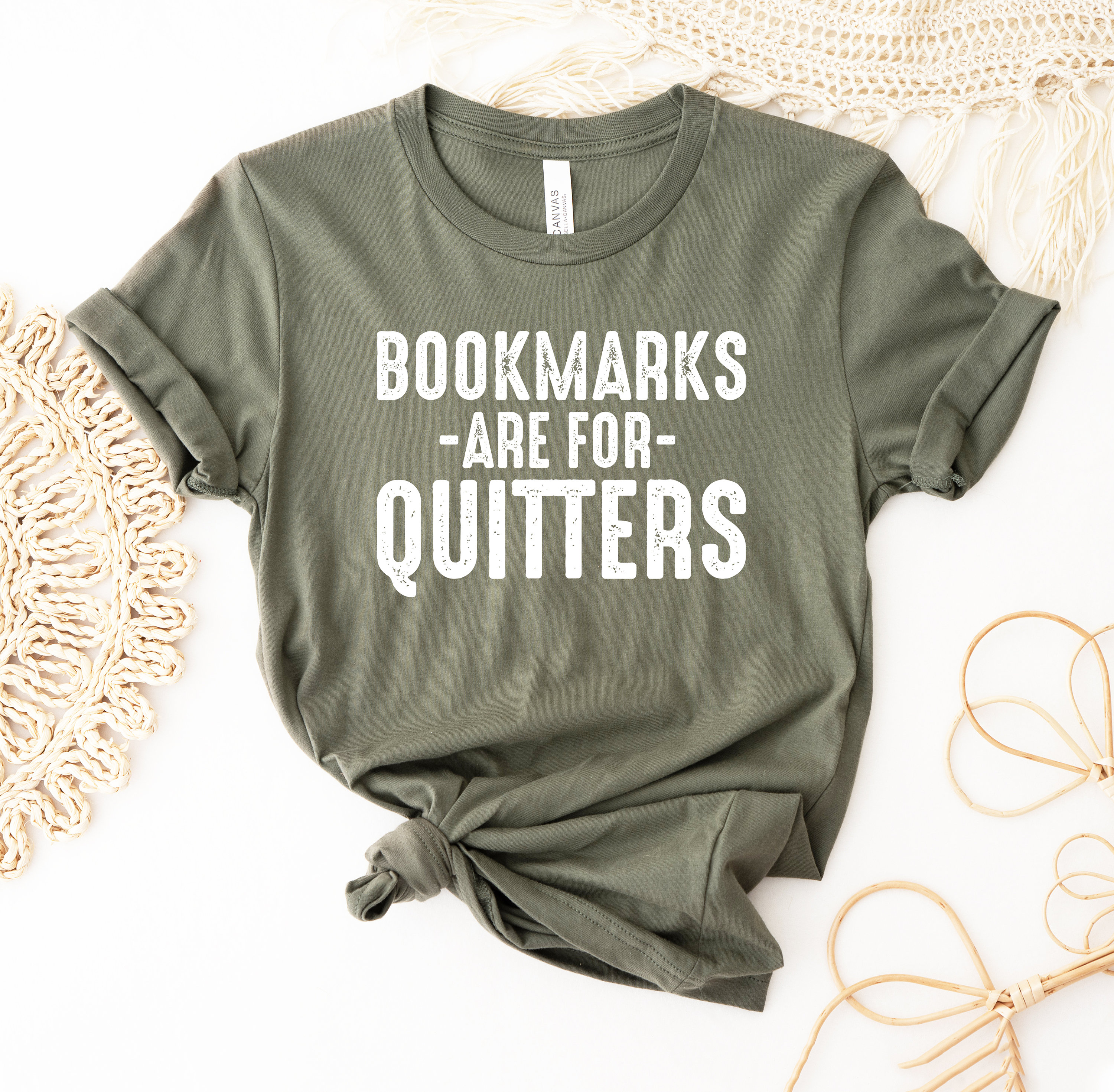 Bookmarks Are For Quitters Shirt Bookmarks Are For Quitters Shirt