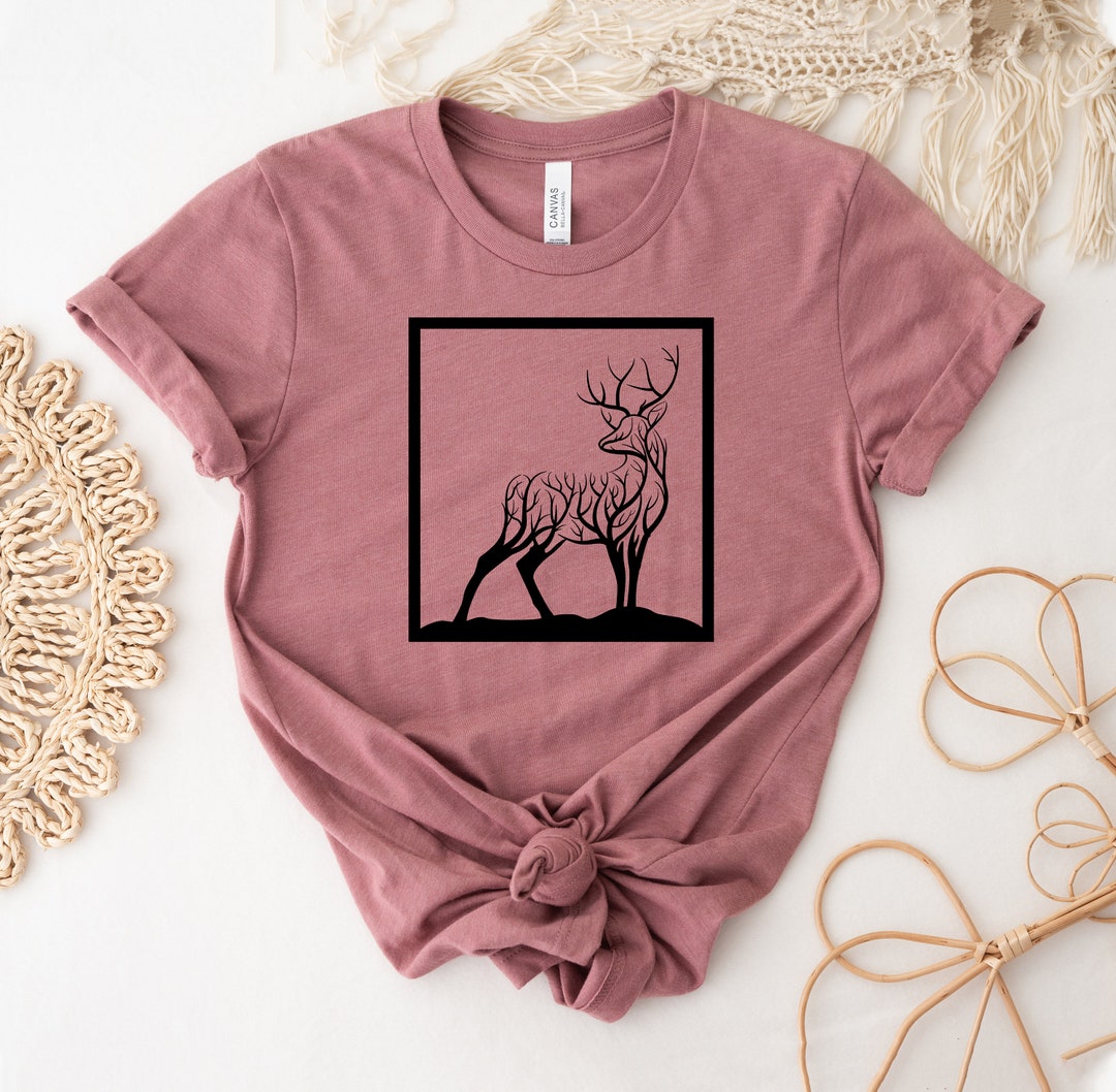 Deer T-shirt, Animal Print Shirt, Hunting Tee, Hunting Love Top ...