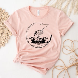 Fishing T-shirt, Fishing Hobby Shirt, Fisherman Tee, Sassy Top, Fishing Lover Gift, Fishy T-shirt, Funny Fishing Shirt, Mother&#39;s Day Gift
