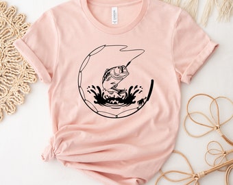 Fischen T-Shirt, Fischen Hobby Shirt, Fischer T-Shirt, freches Top, Fischen Liebhaber Geschenk, fischiges T-Shirt, lustiges Fischen Shirt, Muttertagsgeschenk