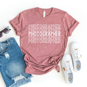 Photographer T-shirt, Funny Travel Camera Shirt, Photography Top, Wedding Photographer Gift, Camera Lover Shirts, Weekend Top, Women's Shirt