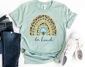 Be Kind T-shirt, Inspirational Shirt, Motivational Tee, Kindness Gift, Kind Heart Shirts, Good Vibes Tee, Positive Message Shirt, Women Tee
