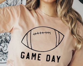 Game Day T-shirt, Football Shirt, Baseball Tee, Football Day Shirt, Sports Tee, Gamer Mom Shirts, Football Season Tee, Game Day Hoodies Top
