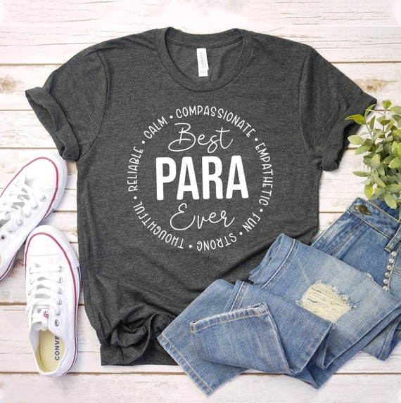 Paraprofessional Educators T-Shirt Funny Para Gift Tshirts Paraprofessional Educators T-Shirt Funny Para Gift Tshirts