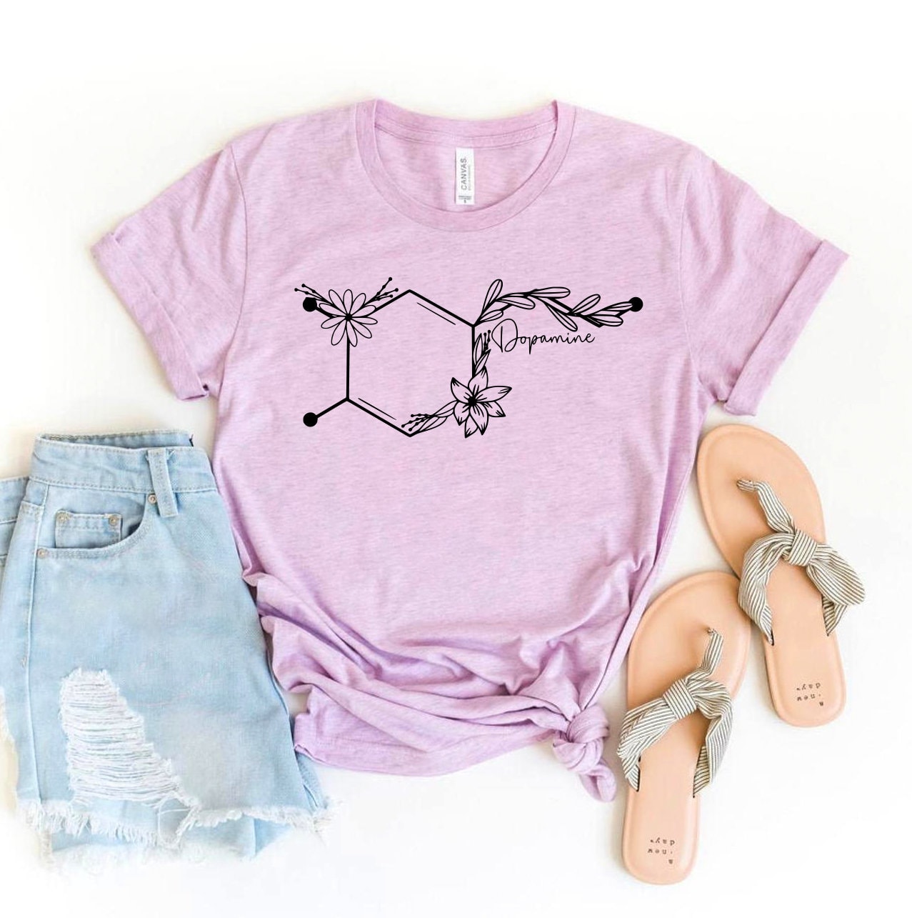The Dopamine T-shirt, Funny Science Shirt, Sarcastic Tee, Mentally Ill Gift, Neurodivergent Top, Women's Shirt, Funny Brain Top, Game Gift