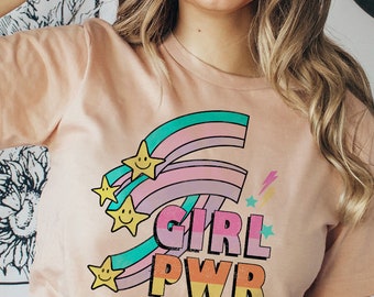 Girl Power T-Shirt, Feminismus Shirt, inspirierendes Geschenk, Gleichheitsrecht T-Shirt, Gleichheitsgeschenk, Empower Shirt, Muttertags Top, feministisches Shirt