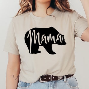 Mama Bear T-shirt, Mom Shirt, Mother's Day Shirt, Christmas Gift, Mom T-shirt, Baby Shower Gift, Funny Mom Shirt, New Mom Gift, Women's Top