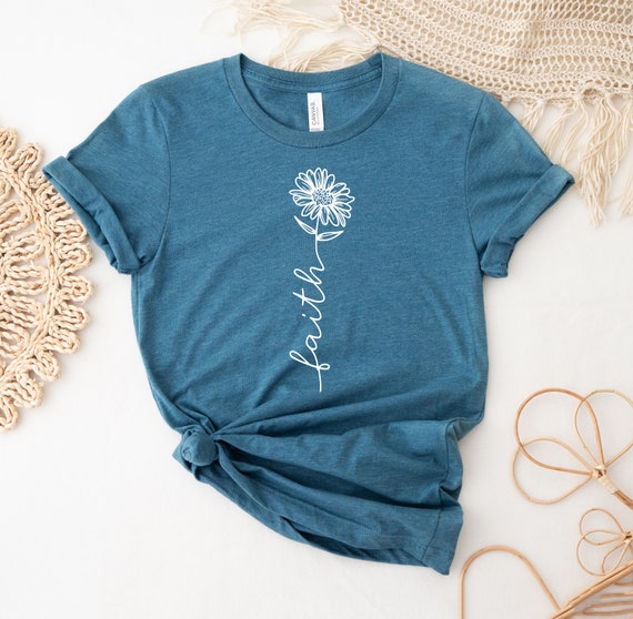 Faith Hope Love Sunflower Cross Tshirt Christian Gift Tee Faith Hope Love Sunflower Cross Tshirt Christian Gift Tee