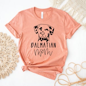 Dalmatian T-shirt, Dog Lover Shirt, Dalmatian Tee, Christmas Top, Paw Owner Gift, Pet Mother T-shirt, Women&#39;s Puppy Tee, Paw Owner T-shirts