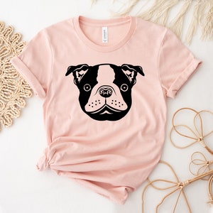Boston Terrier Hund T-shirt, Hundeliebhaber Shirt, Hund Mutter Geschenk, Boston Terrier Besitzer Shirt, Haustier Liebhaber Top, Lieblings Haustier T-Shirt, Haustier Mama Geschenk
