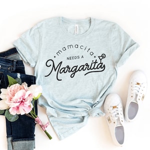 Mamacita heeft een Margarita T-shirt nodig, Fiesta Shirt, Margarita Gift, Funny Mom Shirt, Eerste Moederdag Tee, Cinco De Mayo Top, Mom Gifts
