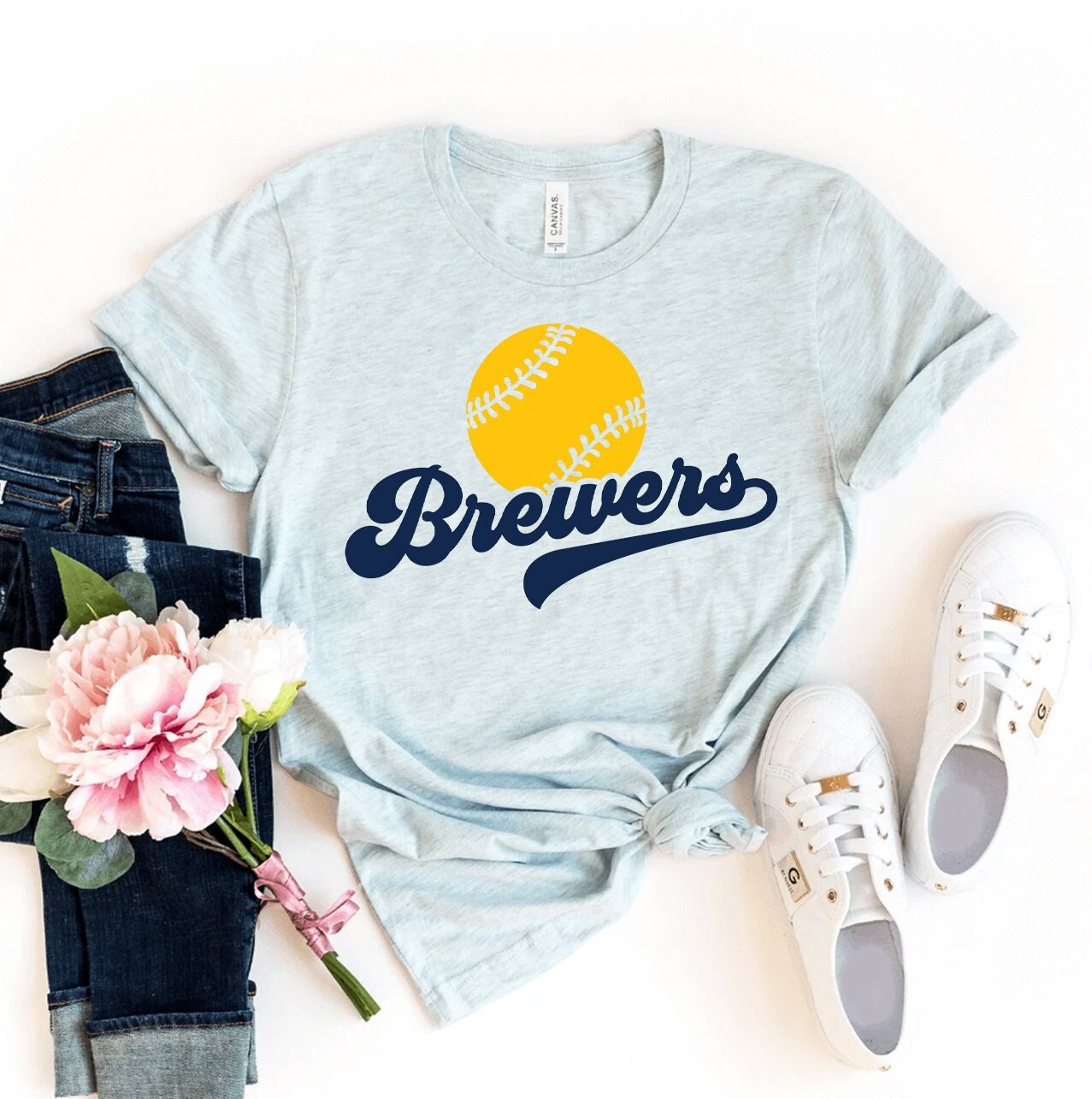 pink brewers shirt