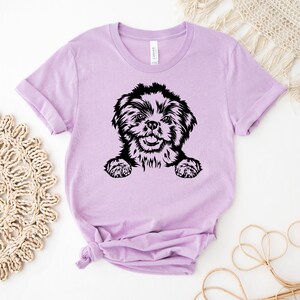 Shih Tzu Dog T-shirt, Pet Lover Shirt, Shih Tzu Top, Funny Dog Lover Gift, Shih Tzu Shirts, Mother&#39;s Day Top, Funny Dog Lover Shirt
