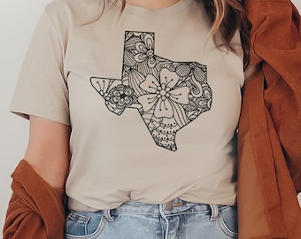 Texas T-shirt, Texas Pride Shirt, Vakantie Cadeau, Texas Lover Tee, State Shirts, Vakantie Cadeau, Texas T-shirt, BBQ Lover Shirt, Damesshirt