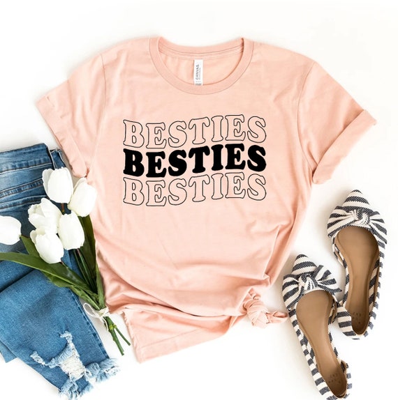 Besties T-shirt, Vintage Shirt, Best Friends Gift, Friends Shirt