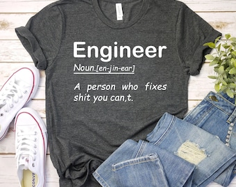 Engineer T-shirt, Programmer Shirt, Coder Tee, Engineer Dad Shirt, Engineering T-shirt, Christmas Gift, Computer Science Tee, Women's Shirt