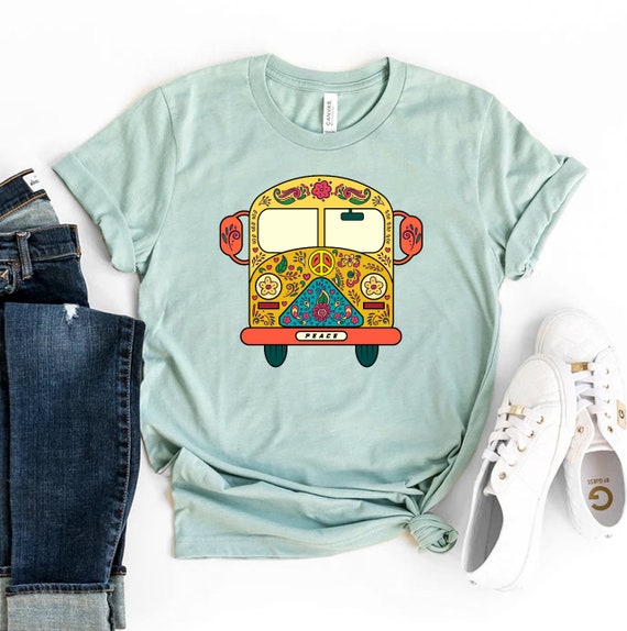 Hippie van t shirt hotsell