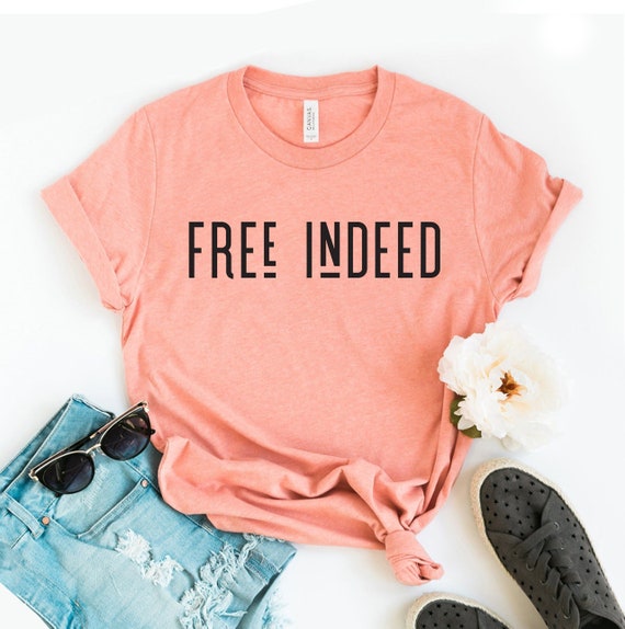 Christian Women T Shirt The Gift Is Free Ladies tee Christian Women T Shirt The Gift Is Free Ladies tee