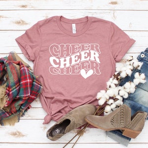 Cheer T-shirt, Cheerleading Shirt, Basketball Gift, Cheer Season Top, Game Day Shirts, Gift For Coach Tee, Cool Coach Tops, Cheer Mom Shirts