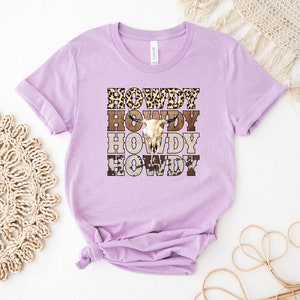 Howdy T-shirt, Yeehaw Shirt, Western Gift, Birthday Tee, Country Music Top, Southern Tshirt, Cowgirl Shirt, Women&#39;s T-shirt, Women&#39;s Top