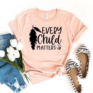 Every Child Matters T-shirt, Orange Day Shirt, Canada Day Tee, Awareness For Indigenous Top, Christmas Gift, Kindness Shirt, Equality Shirt