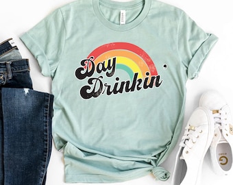 Day Drinking T-shirt, Drinking Lover Shirt, Alcohol Gift, Day Dreamer Tee, Drinking Lake Top, Women Shirt, Alcohol Gift, Christmas T-shirts