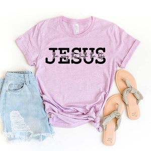 Jesus The Way The Truth The Life T-shirt, Jesus Shirt, Christian Gift, Religious Tee, Jesus Lover Top, Bible Verse Shirt, Church T-shirt