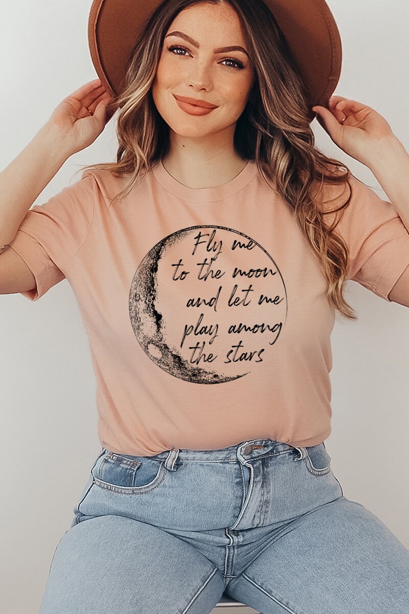 Fly Me to the Moon Shirt - Etsy