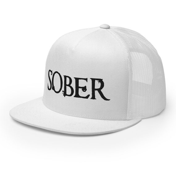 Sober-heavy Metal Punk Rock Trucker Hat-drugfree Straight Edge - Etsy