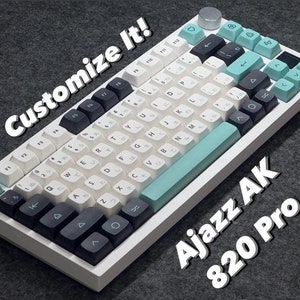Customize Your Own Ajazz AK820 Pro 75% Made to Order Mechanical Keyboard With Hand-Lubed switches and Unique Keycap Options