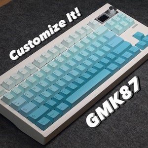 GMK87 Custom Mechanical Keyboard | 80% TKL | Hand-Lubed Switches, Premium Modded Stabilizers, Endless Keycap Options